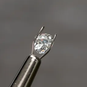 0.94CT MODIFIED PEAR TRILLION MADAGASCAR SAPPHIRE, WHITE, 5.6MM X 6.3MM