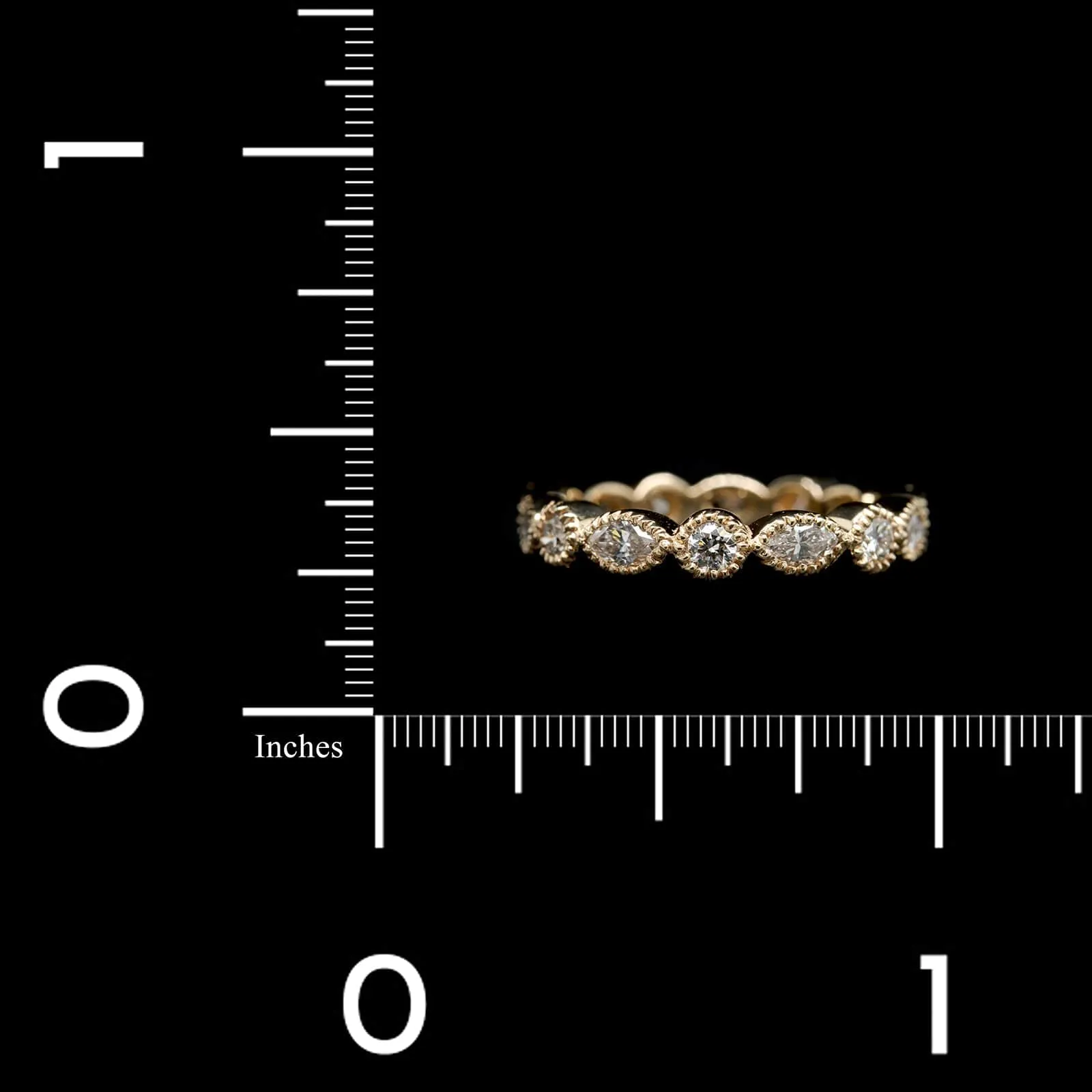 14K Yellow Gold Estate Diamond Eternity Band