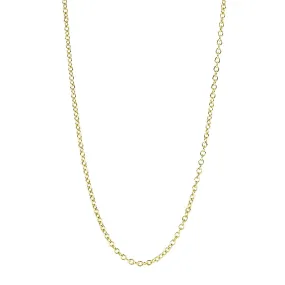 18K Gold Large Airy Cable Chain - 32 Length