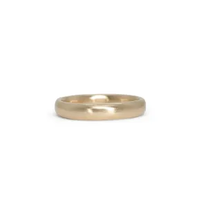 18K Smooth Wedding Band 4mm