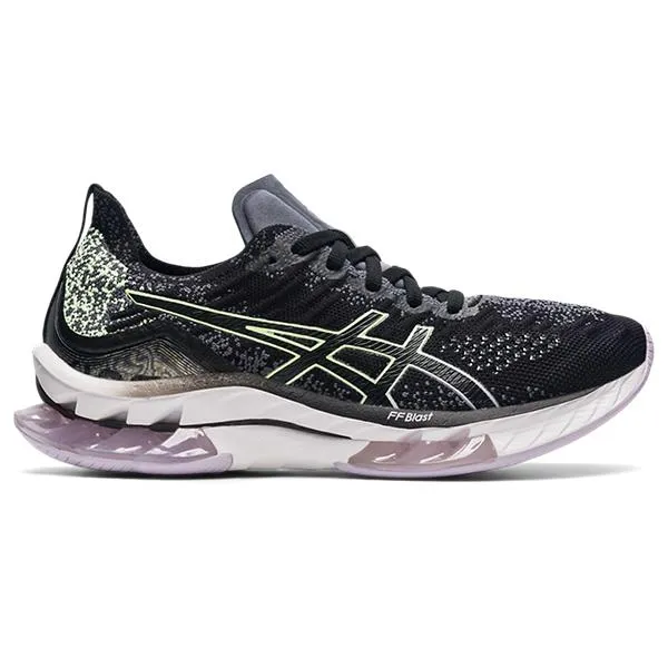 Asics Gel Kinsei Blast Women Black Illuminate Yellow   