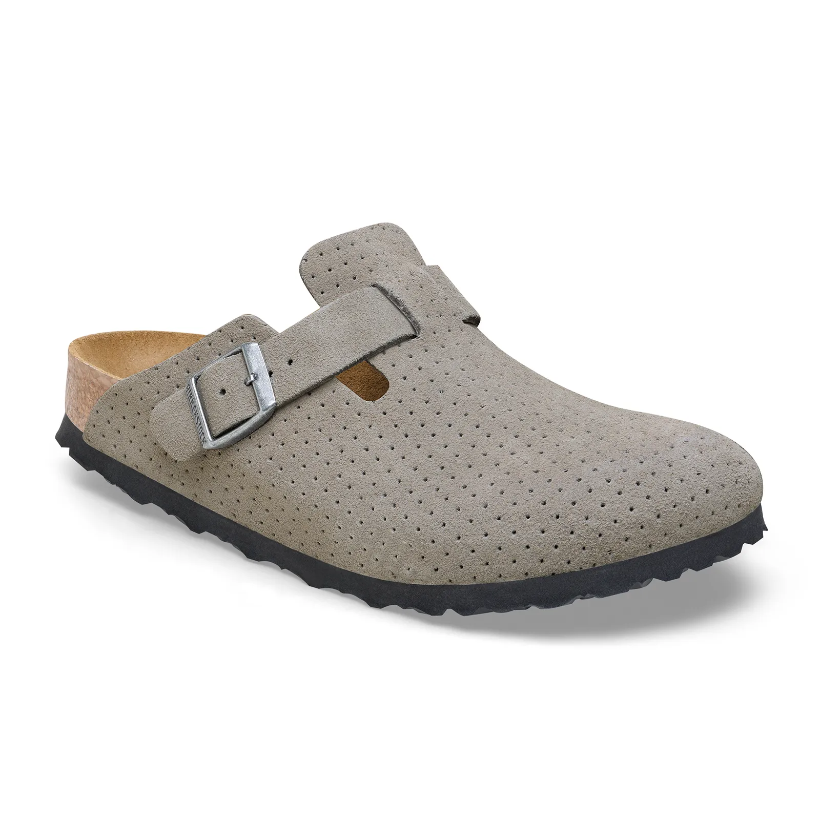 Birkenstock Boston Narrow (Women) - Dotted Stone Coin Suede