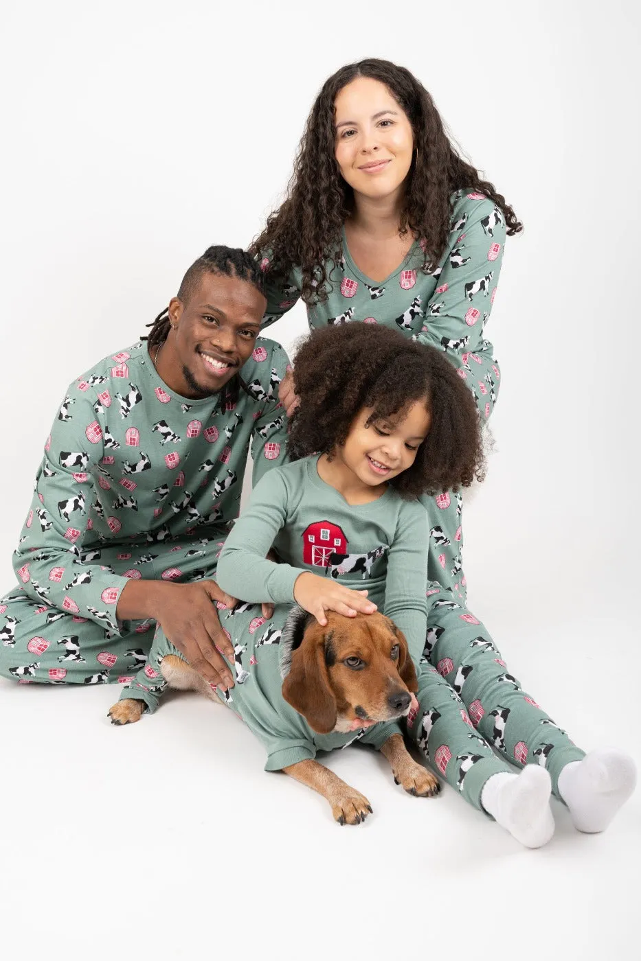 Cow Matching Family Pajama Set