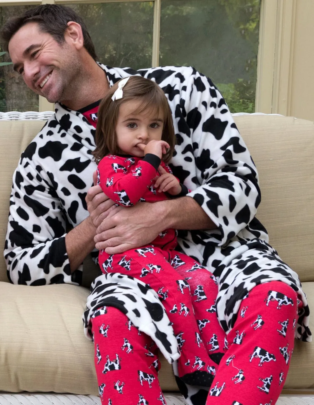 Cow Matching Family Pajama Set