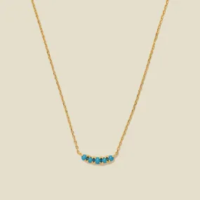 Crescent Turquoise Necklace | Final Sale