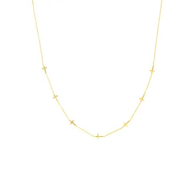 Cross Station Necklace