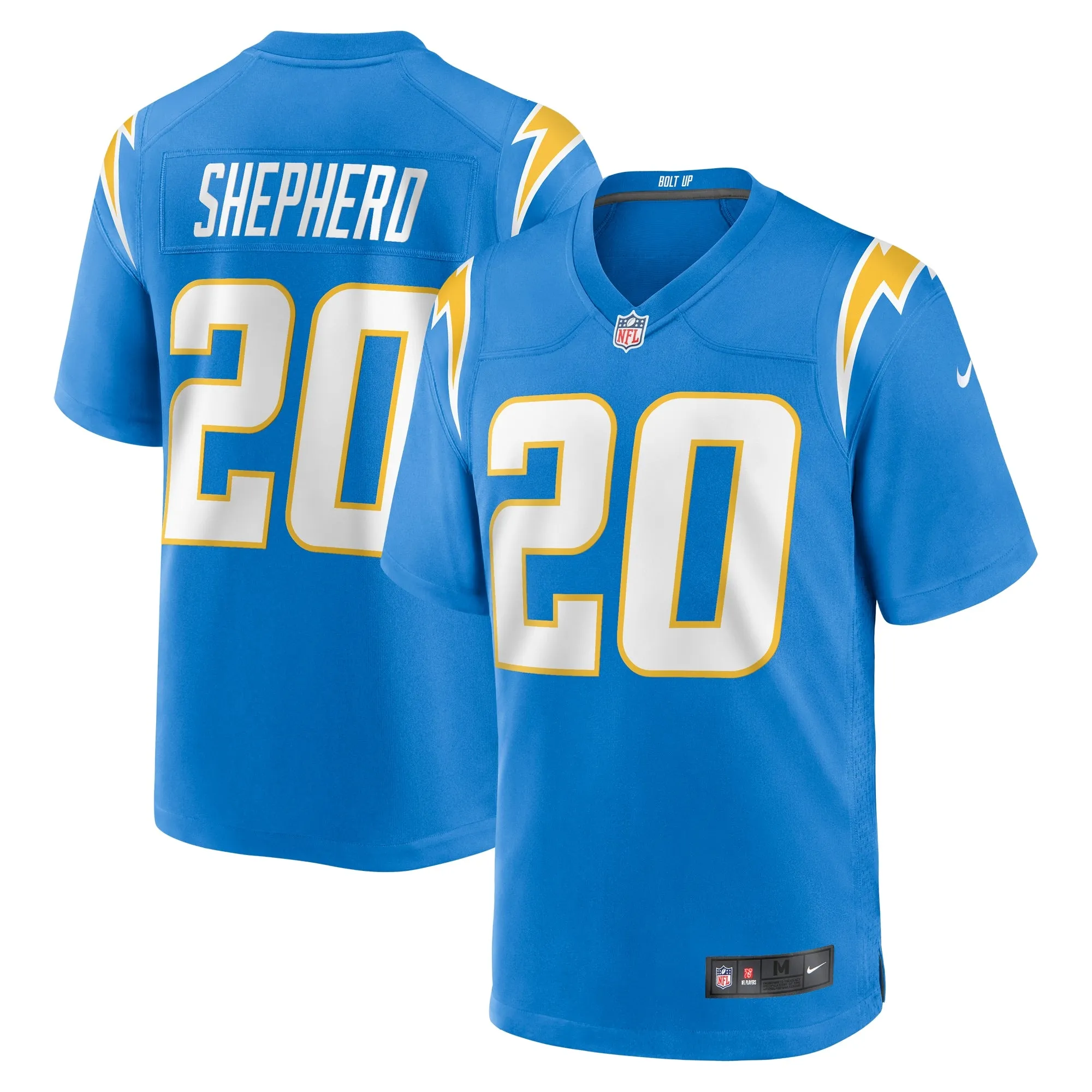 Darrius Shepherd Los Angeles Chargers Nike  Game Jersey - Powder Blue