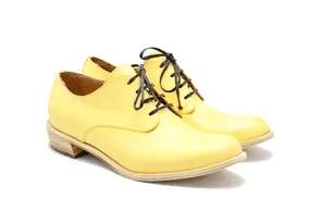 Derby Shoe | Yellow | Cordovan