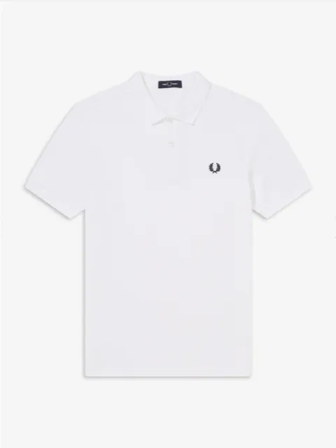 Fred Perry One Colour Shirt/White - CORE SS24