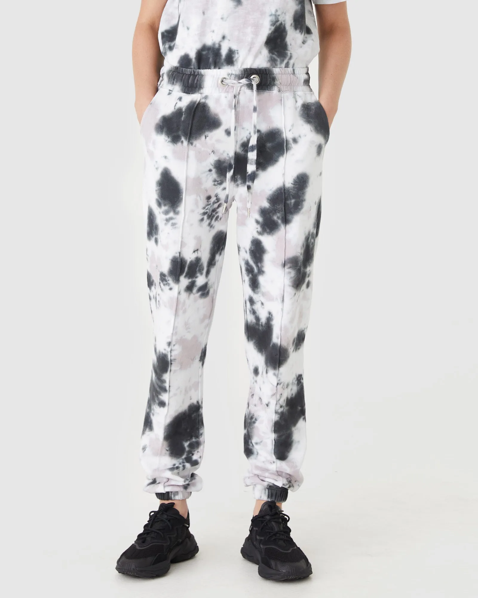 GEORGIA SWEAT PANT - LILAC TIE DYE