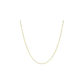 Gold Faceted Ball Chain