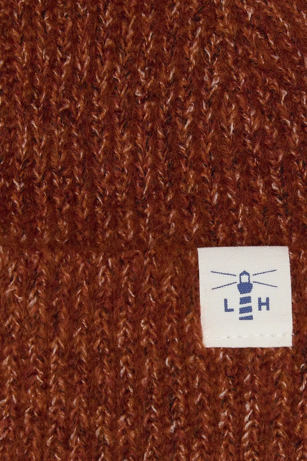 Hannah Bobble Hat - Rust