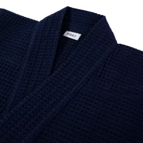 'Honeycomb' Navy Poly/Cotton Kendogi - Jacket