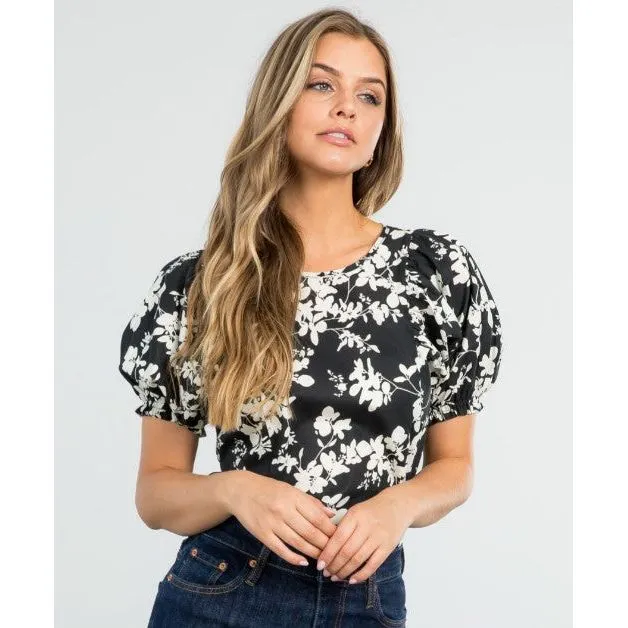 Kara Floral Print THML Top-SALE