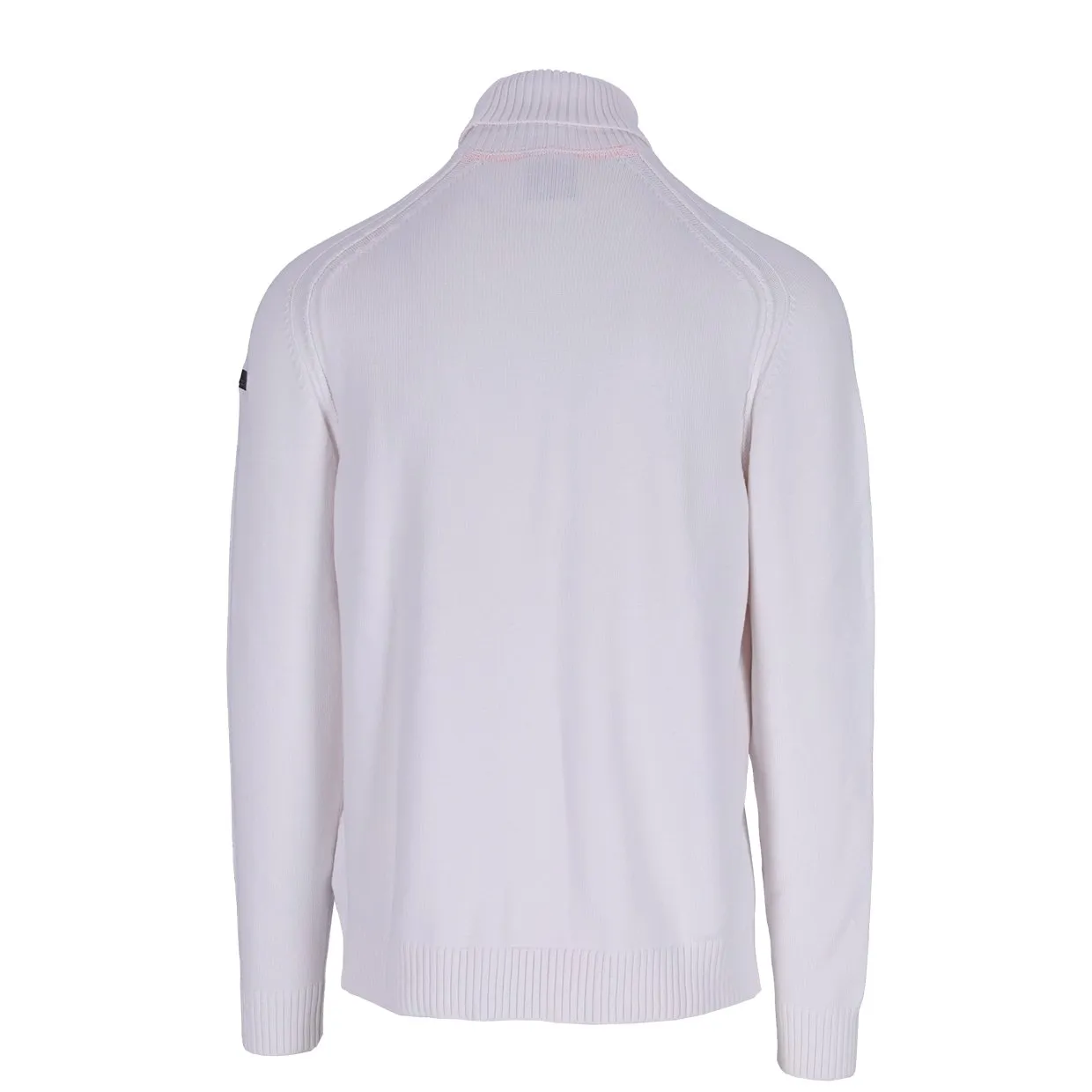 Maglione RRD Knit Cotton Plain Turtleneck Bianco