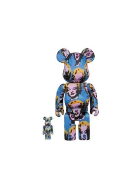 Medicom Toy Be@rbrick Andy Warhol's - Marilyn Monroe 100% & 400% Set