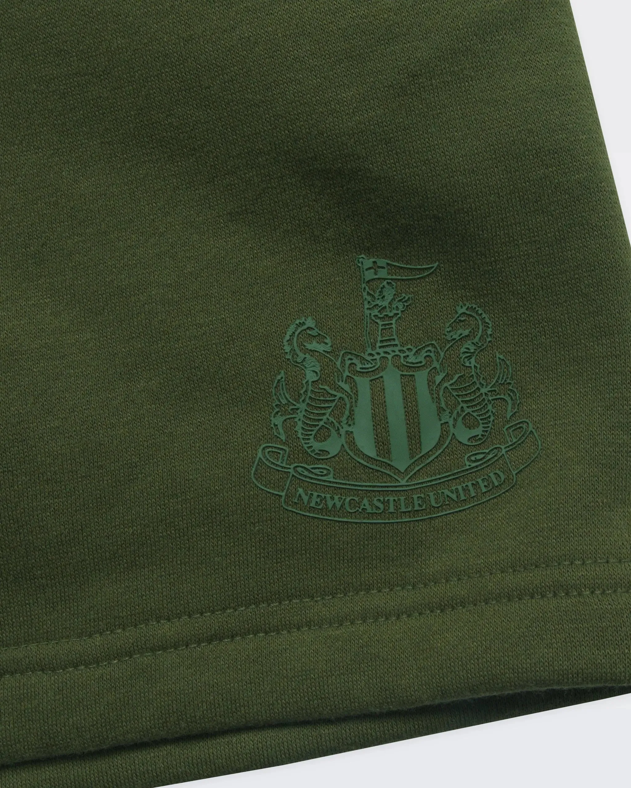 Newcastle United Boy's Khaki Terrace Fleece Shorts