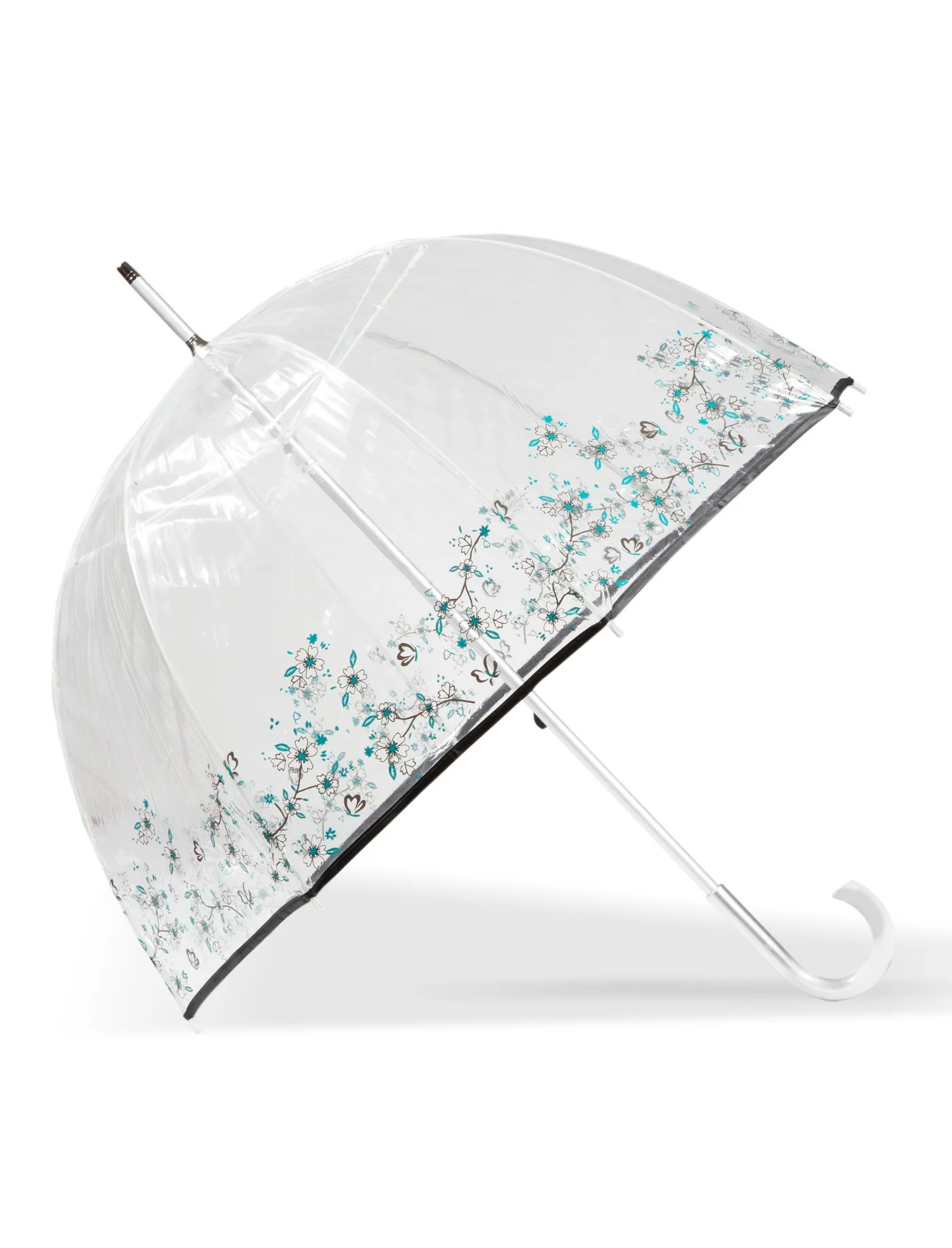 Parapluie Cloche Transparent PVC/Fleur cerisier