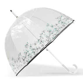 Parapluie Cloche Transparent PVC/Fleur cerisier