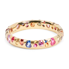 Rainbow Confetti Ring - Size 8.5 - 11580