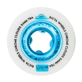 Ricta Wheels Chrome Clouds 78A Blue 54mm