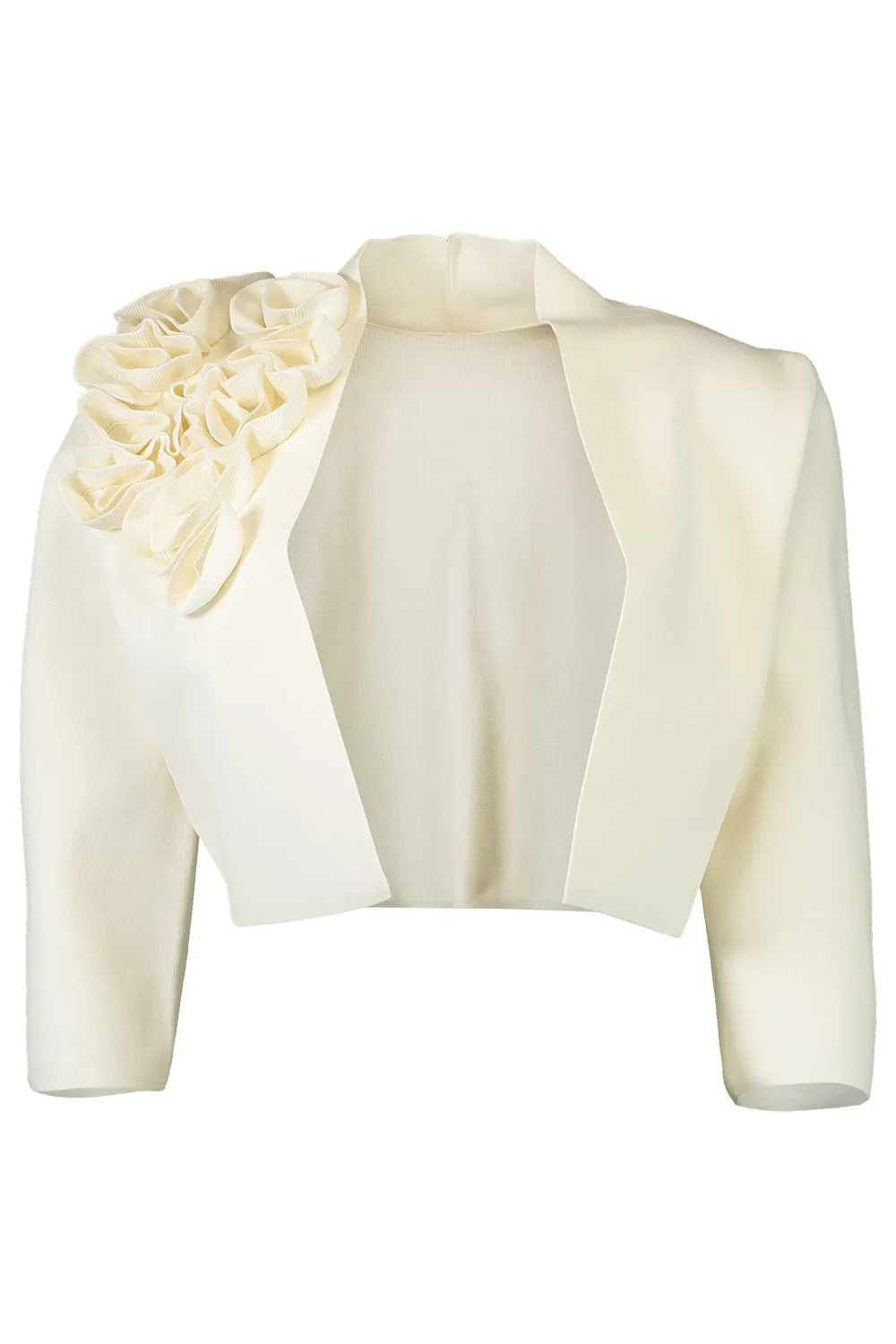 Ruffle Bolero - Ivory