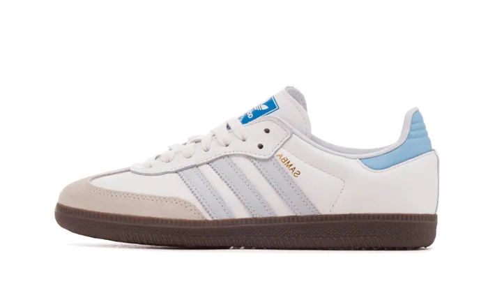 Samba OG Core White Halo Blue