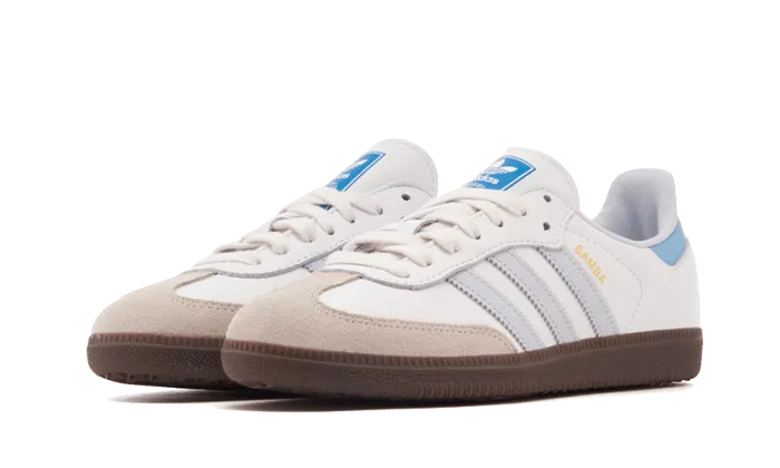 Samba OG Core White Halo Blue