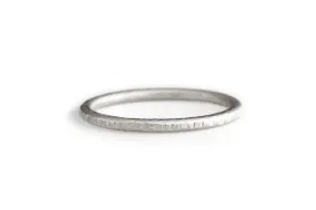 Silver Twig Ring