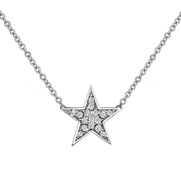 Star Necklace - Diamond