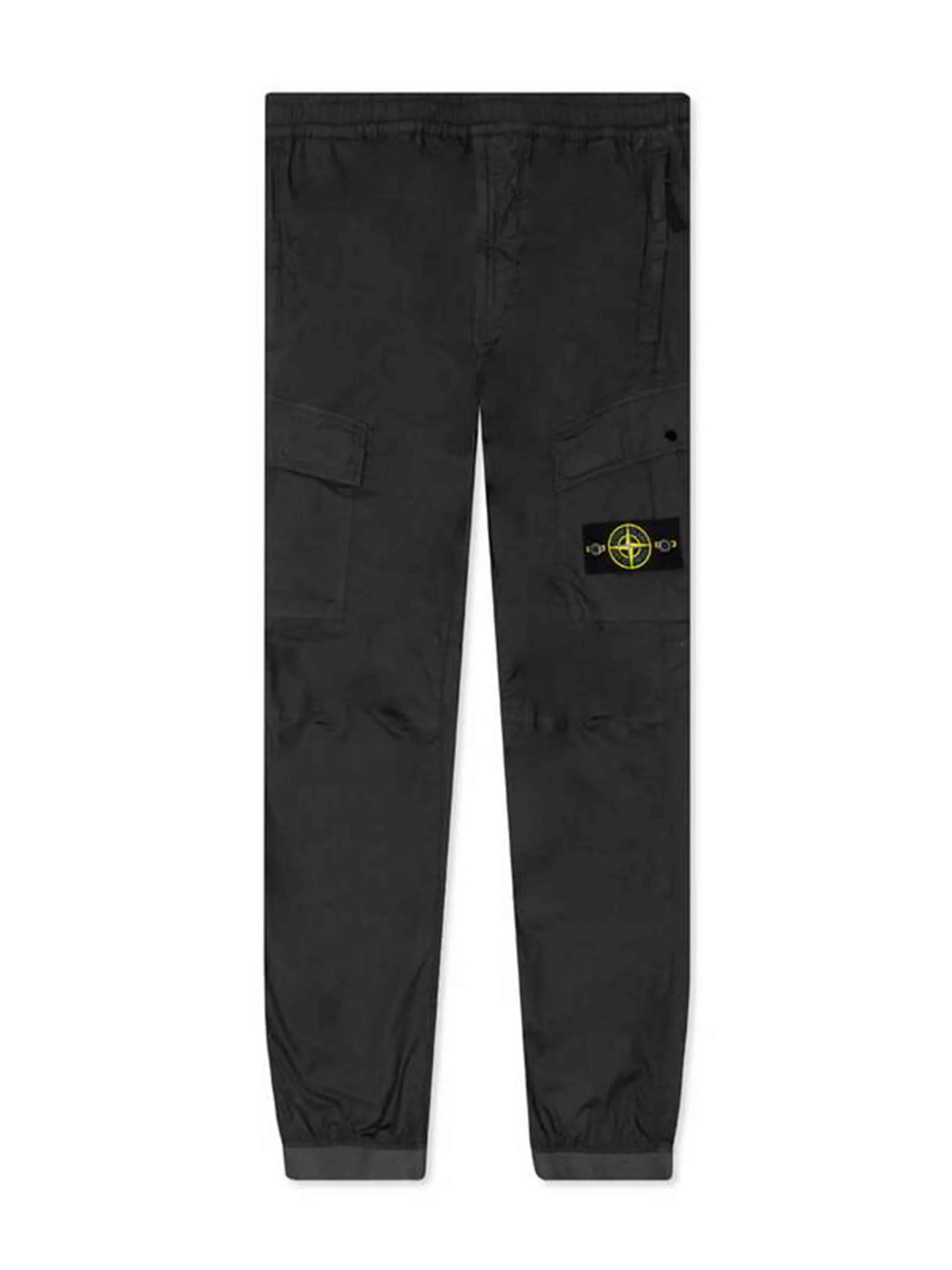 Stone Island Cotton Stretch Cargo Pants Charcoal