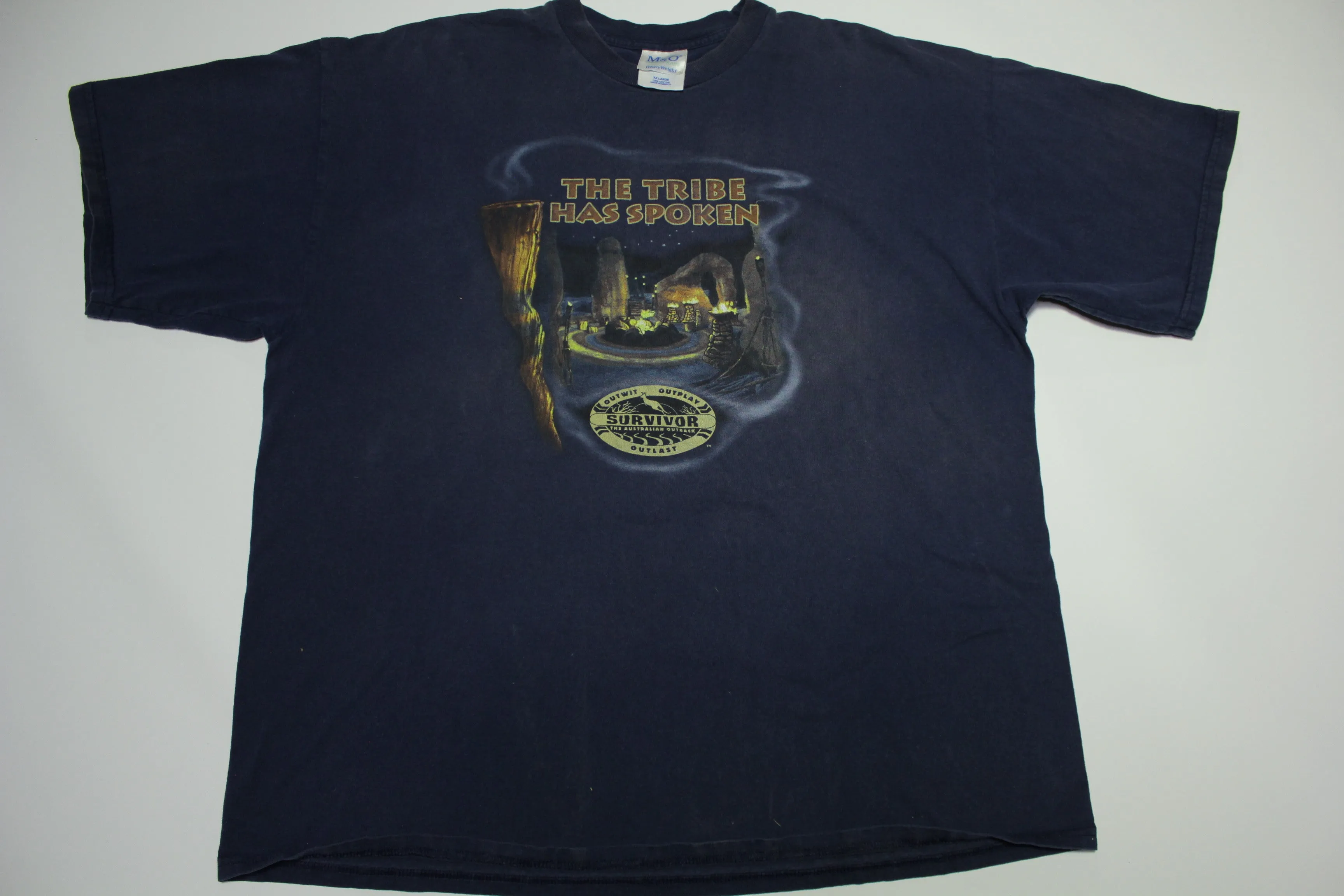 Survivor Australian Outback Vintage 2001 The Tribe Has Spoken TV Promo Series T-Shirt