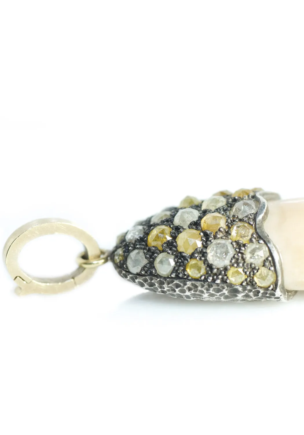 Sylva & Cie Tusk Pendant With 3.42ctw Diamonds